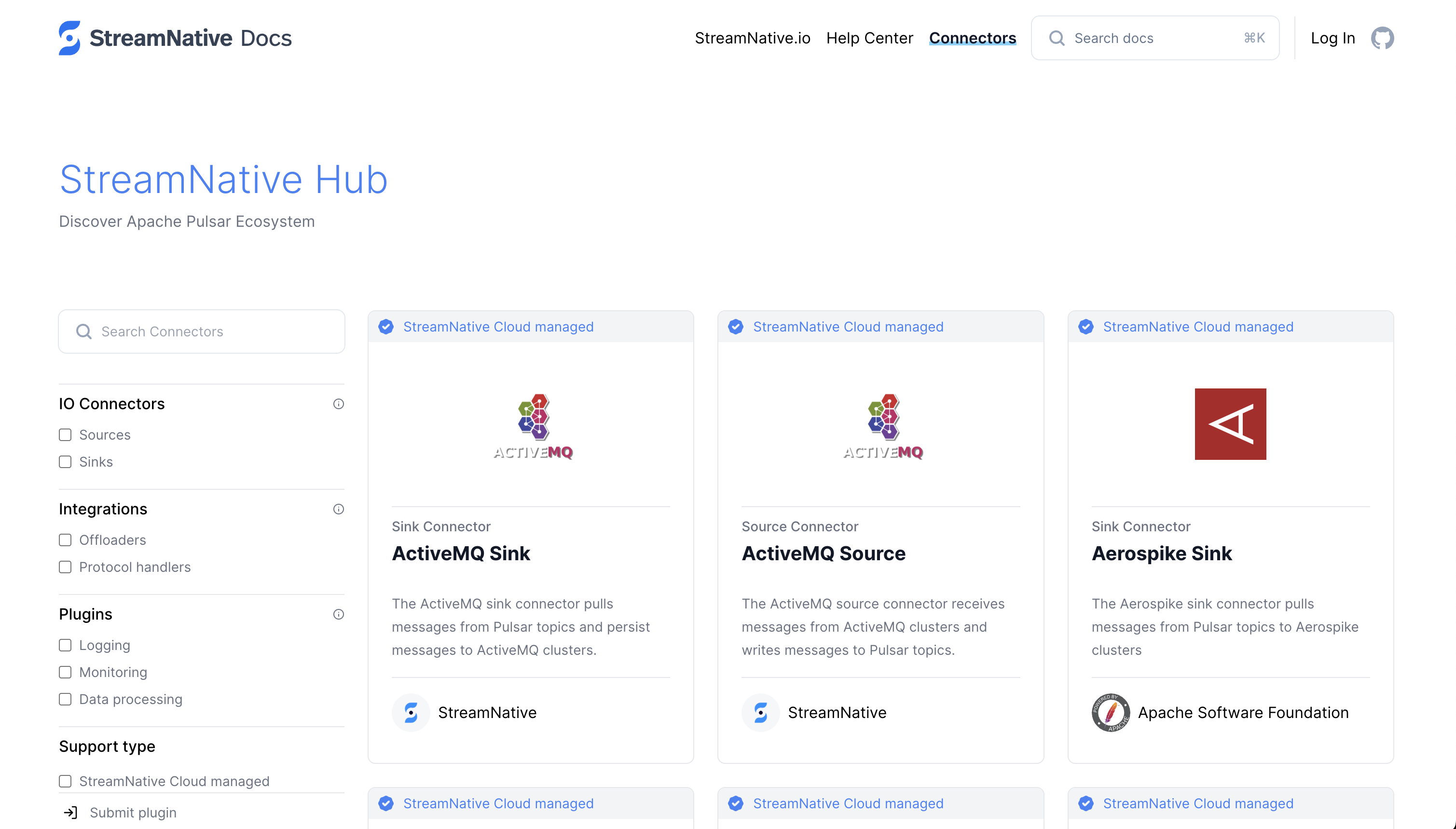 StreamNative Hub
