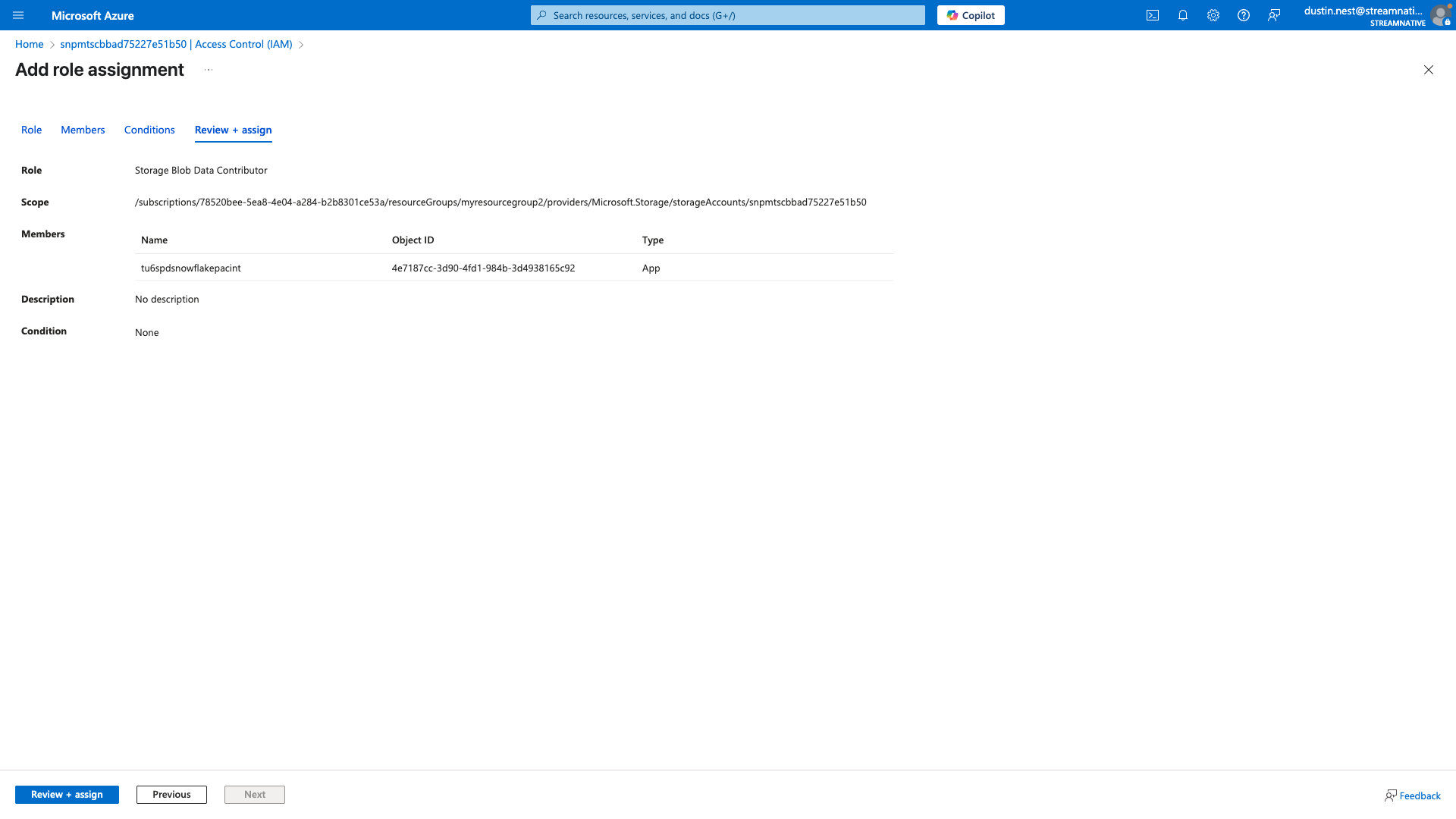 Snowflake access control
