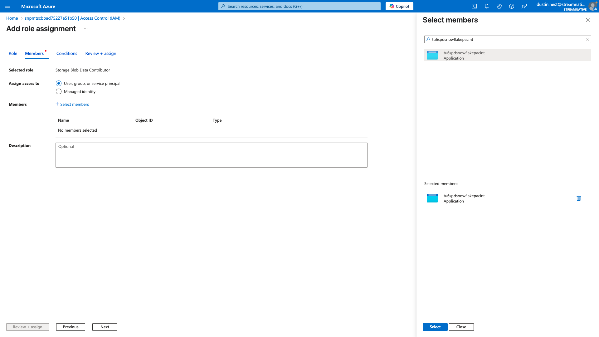 Snowflake access control