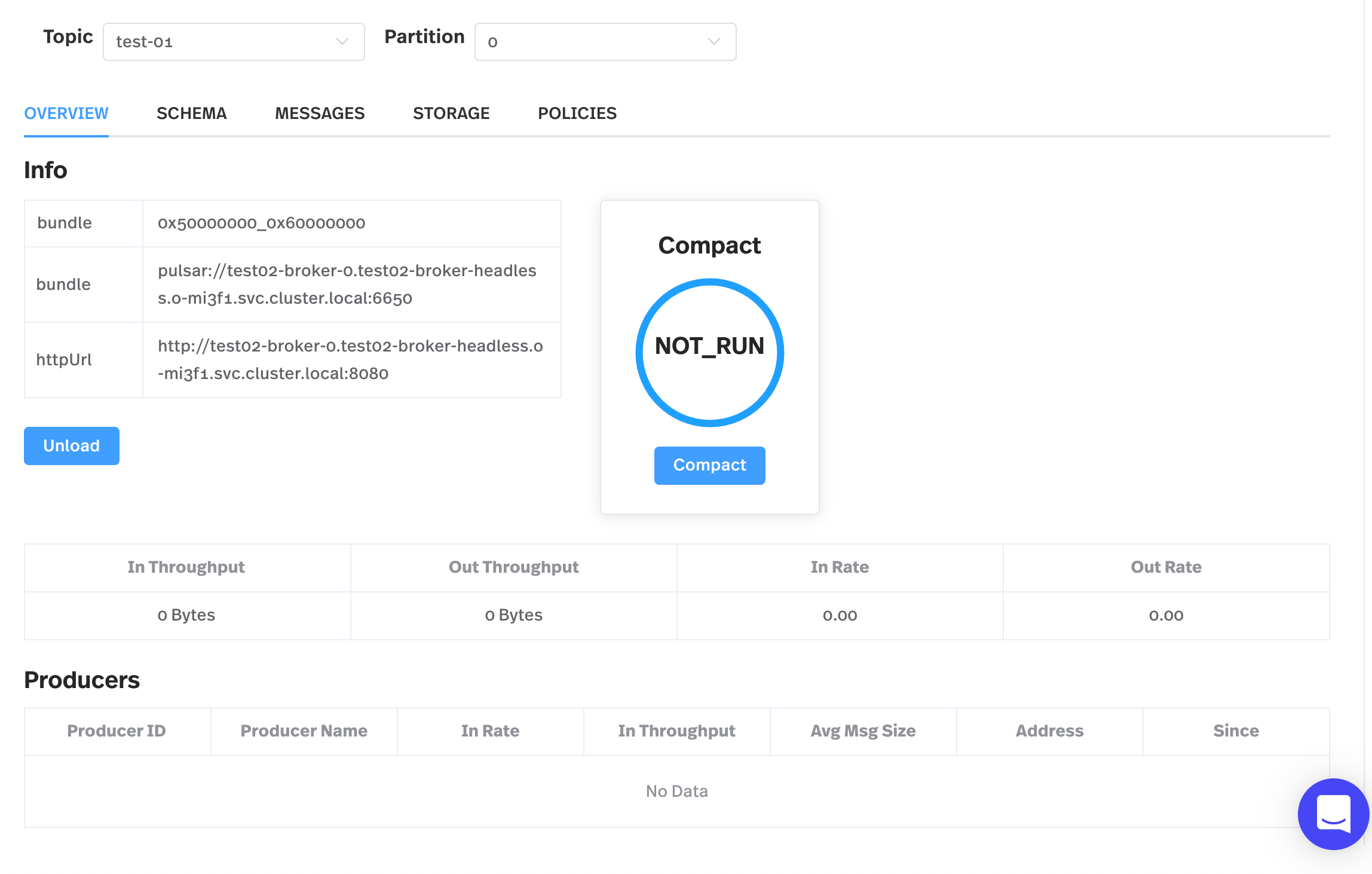 A screenshot of the topic overview tab screenshot of topic overview tab